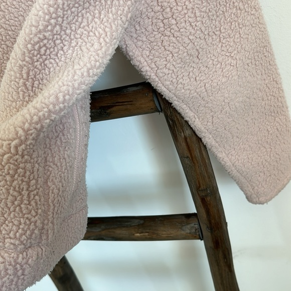 J Crew Womens Pullover Fleece Sherpa Polartec Half-zip Pink Size Small - Picture 12 of 13